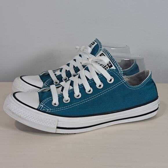 Converse Shoes - Converse All Star Chuck Taylor Low Top Blue Lagoon Shoe Men's 6 Women's 8